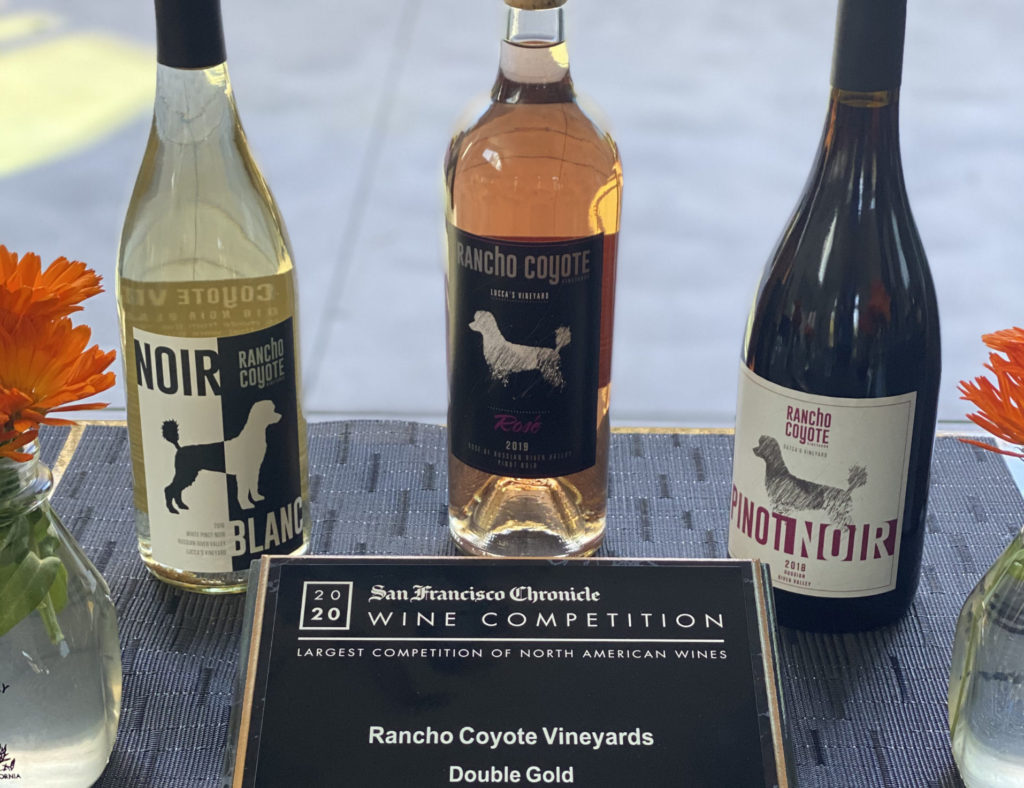 Award Winning Wines from San Francisco Chronicle Rancho Coyote Vineyards